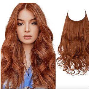 Copper Red 16" Curvy AND Straight hair extensions from "That Hair"